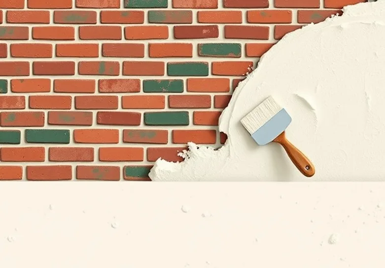 Application d'un enduit décoratif à la lisseuse sur un mur